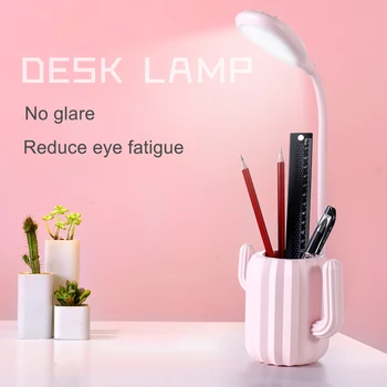 Multiuse Cactus LED Folding Desk Lamp 1200mA USB Charging Touch Switch Table Light Student Night Light with Pen Storage Holder
Multiuse Cactus LED Folding Desk Lamp 1200mA USB Charging Touch Switch Table Light Student Night Light with Pen Storage Holder