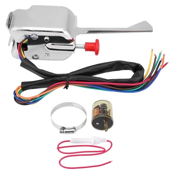 12V Universal Street Hot Rod Turn Signal Switch Cruise Control Switch+ Flasher for P021-TS-HL101
12V Universal Street Hot Rod Turn Signal Switch Cruise Control Switch+ Flasher for P021-TS-HL101