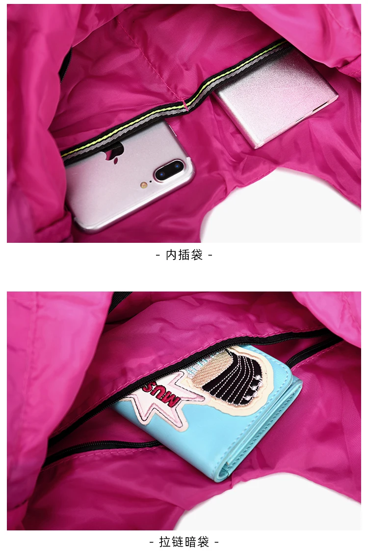 YINJUE Pioneering Foldable Drawstring Backpack women Travel Beach Sack Bag Portable Casual String Sackpack Shopping Bags Mochila