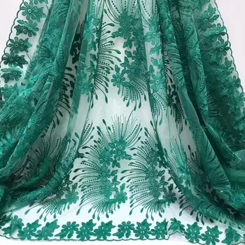 Green African Lace Fabric 2019 High quality 3 D Flowers with Embroidery Nigerian Lace Fabric For Women French Mesh Lace Fabric
Green African Lace Fabric 2019 High quality 3 D Flowers with Embroidery Nigerian Lace Fabric For Women French Mesh Lace Fabric