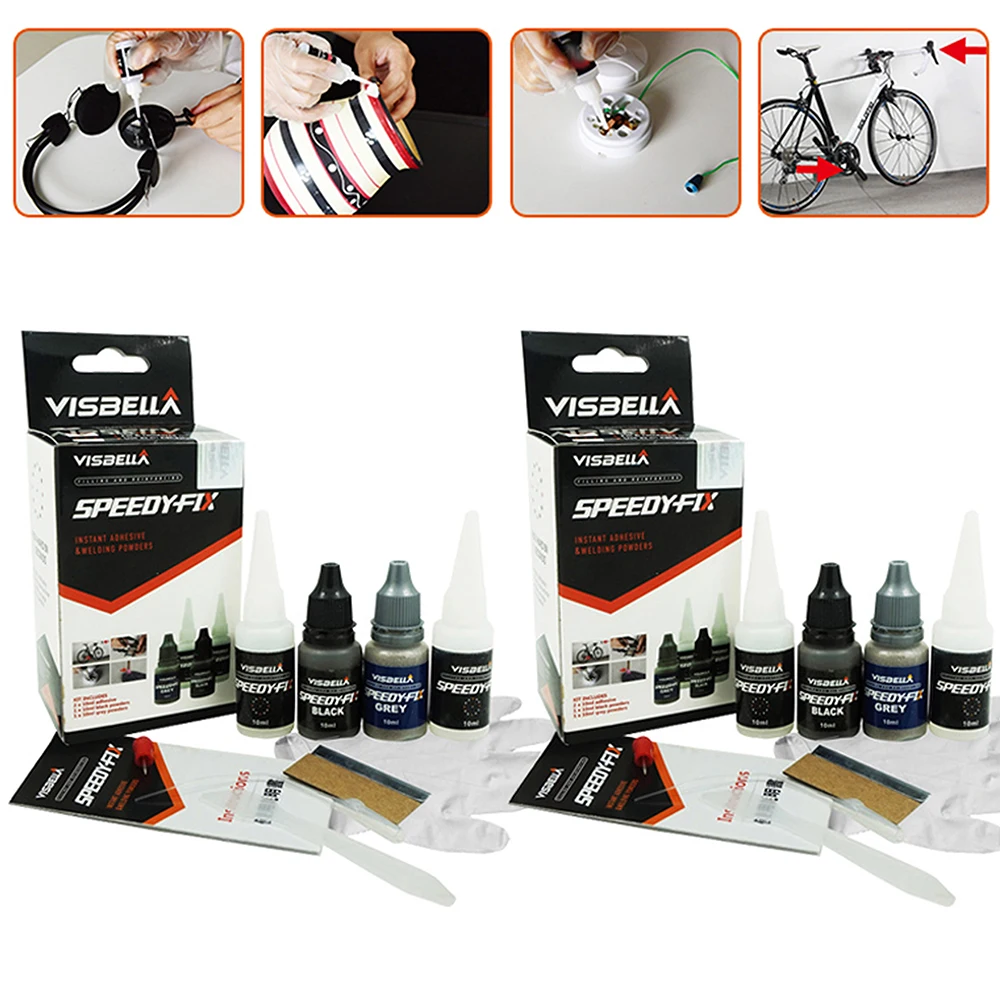 VISBELLA 2pcs/lot 7 Second Speedy Fix Adhesive Epoxy Quick Bonding Glue for Metal Steel Plastic Wood Rubber Ceramics Repair
VISBELLA 2pcs/lot 7 Second Speedy Fix Adhesive Epoxy Quick Bonding Glue for Metal Steel Plastic Wood Rubber Ceramics Repair