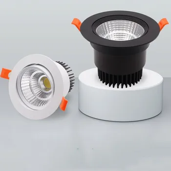 IPCS 3W-15W Dimmable Led downlight light COB Ceiling Spot Light 85-265V ceiling recessed Lights Indoor Lighting + LED driver
IPCS 3W-15W Dimmable Led downlight light COB Ceiling Spot Light 85-265V ceiling recessed Lights Indoor Lighting + LED driver