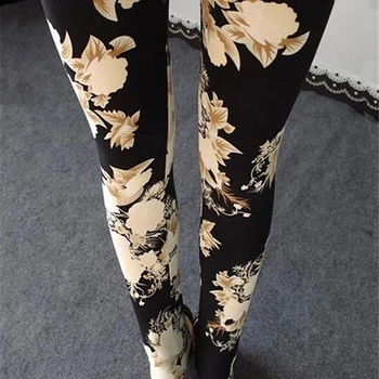 Fashion Flowers Print Women Leggings Floral Leggings For Women Female Ankle Length Pencil Leggins Ladies Strech Skinny Legins 
Fashion Flowers Print Women Leggings Floral Leggings For Women Female Ankle Length Pencil Leggins Ladies Strech Skinny Legins