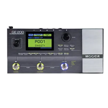 MOOER GE200 Multi Effects Pedal AMP Modeling IR Speaker CAB Models with Drum Machine Looper Reverse Effect Guitar Accessories
MOOER GE200 Multi Effects Pedal AMP Modeling IR Speaker CAB Models with Drum Machine Looper Reverse Effect Guitar Accessories