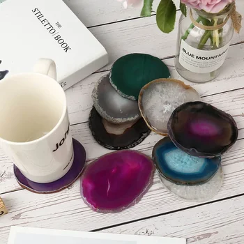 1Pcs Irregular Gems Crafts Stone Pad Semi Agate Slice Coaster Cup Mug Glass Drink Holder Druzy Quartz Geode Table Onyx Mat
1Pcs Irregular Gems Crafts Stone Pad Semi Agate Slice Coaster Cup Mug Glass Drink Holder Druzy Quartz Geode Table Onyx Mat