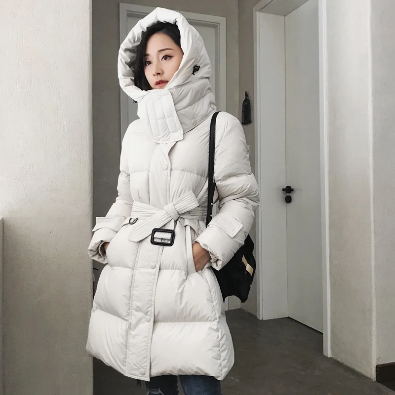 90% White Duck Down Jacket 2019 Winter Jacket Women Black White Female Down Coat Slim Hooded Women Thick Warm Long Down Parka 
90% White Duck Down Jacket 2019 Winter Jacket Women Black White Female Down Coat Slim Hooded Women Thick Warm Long Down Parka