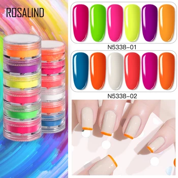 ROSALIND 6 Colors Neon Pigment Powder Nail Fluorescence Gradient Glitter Winter Shinny Dust Ombre DIY Nail Art Decor Manicure
ROSALIND 6 Colors Neon Pigment Powder Nail Fluorescence Gradient Glitter Winter Shinny Dust Ombre DIY Nail Art Decor Manicure