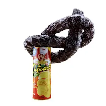 1pc Playing Toy Potato Chip Box Fake Funny Scared Spring Snake for April Fool Day
1pc Playing Toy Potato Chip Box Fake Funny Scared Spring Snake for April Fool Day
