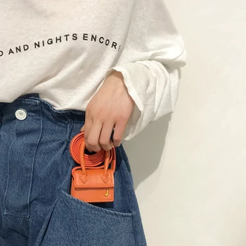 CASMOR Designer Bags Famous Brand Jacquemus Women Mini Bags Fashion Ladies Keys Small Purses Party Shoulder Messenger Bag 2019
CASMOR Designer Bags Famous Brand Jacquemus Women Mini Bags Fashion Ladies Keys Small Purses Party Shoulder Messenger Bag 2019