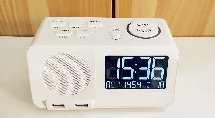 Simple Doctrine Students Bedside Night Light Mute Alarm Clock Clock Radio LED Electronic Clock
Simple Doctrine Students Bedside Night Light Mute Alarm Clock Clock Radio LED Electronic Clock