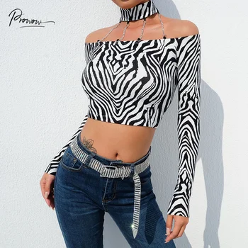 Prowow Fashion Style Sexy Slash Neck Women Crop Top Female Long Sleeves Women Clothes Lady Tight Holiday Street Party Club Tops
Prowow Fashion Style Sexy Slash Neck Women Crop Top Female Long Sleeves Women Clothes Lady Tight Holiday Street Party Club Tops
