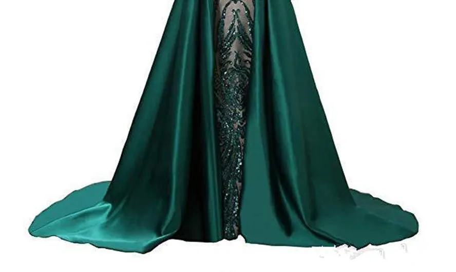 luxury-dark-green-evening-dresses-2018-one-shoulder-zuhair-murad-dresses-mermaid-sequined-prom-gown-with-detachable-train-custom-made (6)