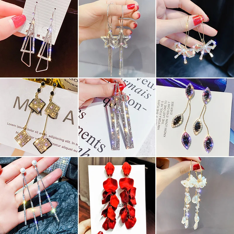 2020 Wholesale Creative Earrings Personality Net Red Explosion European and American Earrings Pearl Zircon Long Tassel Earrings
2020 Wholesale Creative Earrings Personality Net Red Explosion European and American Earrings Pearl Zircon Long Tassel Earrings