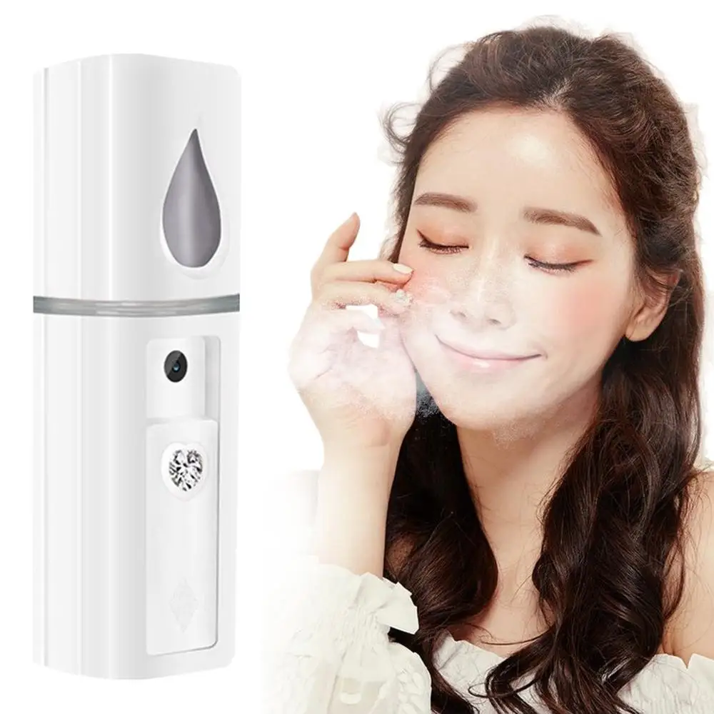 USB charger Nano Facial Steamer Cool Mist Steam Sprayer SPA Moisturizing facial humidifier Deep Cleansing Skin Care Beauty Tools