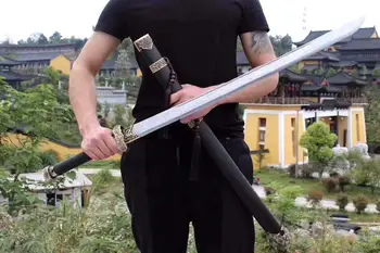 Forged Quality Ancient style Broadsword falchion glaive Sharp Damascus steel Blade knife-edge DA DAO
Forged Quality Ancient style Broadsword falchion glaive Sharp Damascus steel Blade knife-edge DA DAO