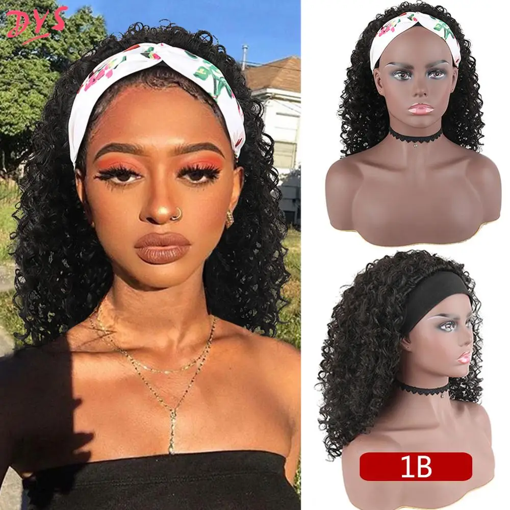 Headband Wigs Afro Kinky Curly Wig Synthetic Natural Wig for Black Women Full Wig with Head Wrap 2 in 1 Wigs Heat Resistant
Headband Wigs Afro Kinky Curly Wig Synthetic Natural Wig for Black Women Full Wig with Head Wrap 2 in 1 Wigs Heat Resistant