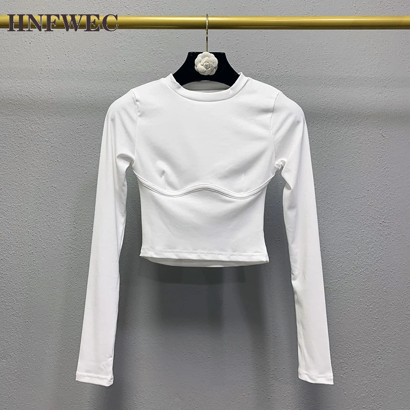 2020 Autumn Wind Solid Sexy Sheath Waist O Neck Full T-shirt Short Top Woman V454
2020 Autumn Wind Solid Sexy Sheath Waist O Neck Full T-shirt Short Top Woman V454