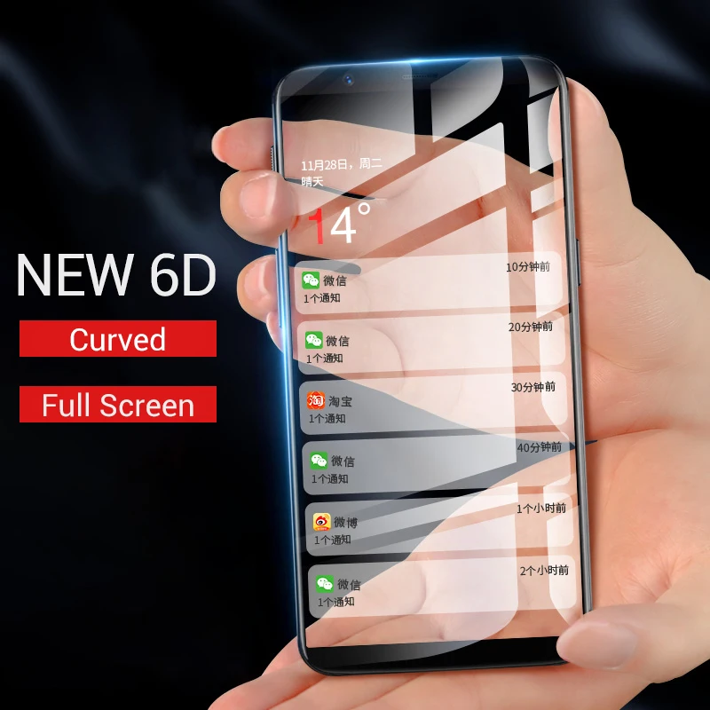 6D Curved Edge Tempered Glass For Oneplus 7 Pro 6T 5T 5 Screen Protector On the For One Plus 7 Pro 6 5 5T Protective Film Glass
6D Curved Edge Tempered Glass For Oneplus 7 Pro 6T 5T 5 Screen Protector On the For One Plus 7 Pro 6 5 5T Protective Film Glass