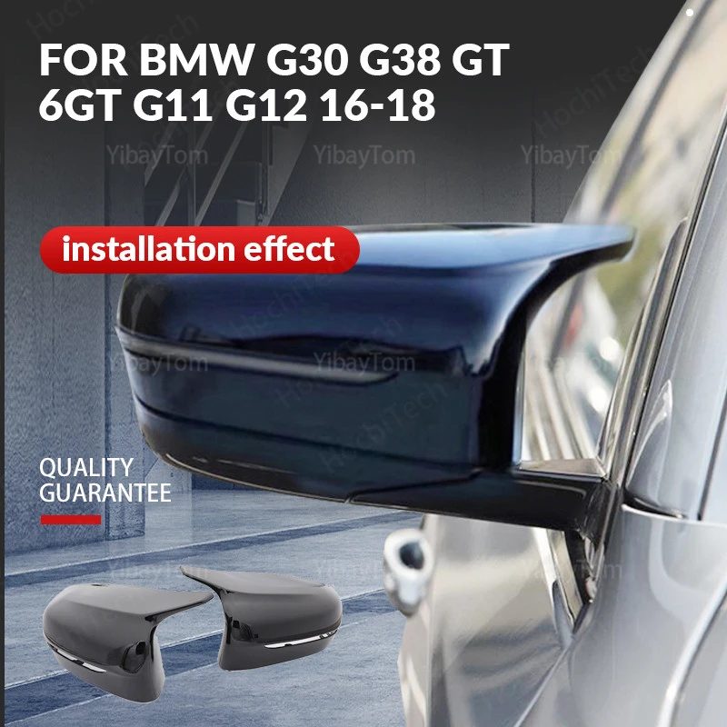 Крышки для боковых зеркал заднего вида, в форме рога, 2 шт., черные, для BMW G30, G38, GT, G11, G12 2016-2022 
Крышки для боковых зеркал заднего вида, в форме рога, 2 шт., черные, для BMW G30, G38, GT, G11, G12 2016-2022