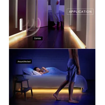 LED Strip Motion Sensor Light Auto ON/OFF Flexible LED Tape 1M 2M 3M 4M 5M SMD2835 Bed Garland Diode Tape Closet Cabinet Stairs
LED Strip Motion Sensor Light Auto ON/OFF Flexible LED Tape 1M 2M 3M 4M 5M SMD2835 Bed Garland Diode Tape Closet Cabinet Stairs
