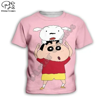 Kids Cute Japan Anime Crayon Shinchan Children's wear 3d print T-shirt Boys/Girls Printed Top Short Sleeve Kids Tshirts KT-4
Kids Cute Japan Anime Crayon Shinchan Children's wear 3d print T-shirt Boys/Girls Printed Top Short Sleeve Kids Tshirts KT-4
