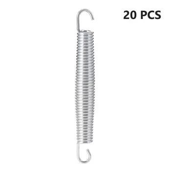20PCS Trampoline Springs Stainless Steel Tension Spring Versatile Double Hook Spring Sturdy Extension Spring for Home Store Use
20PCS Trampoline Springs Stainless Steel Tension Spring Versatile Double Hook Spring Sturdy Extension Spring for Home Store Use