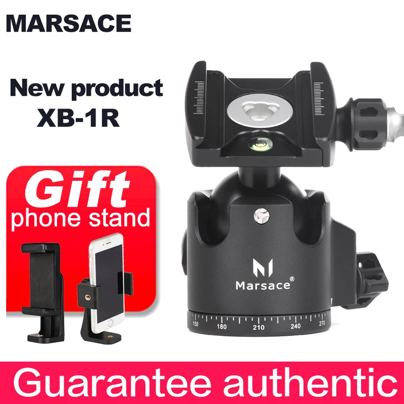 Marsace XB-1R gimbal низкий центр тяжести UNC3/8 "Arca-Swiss ласточкин хвост характеристики 360