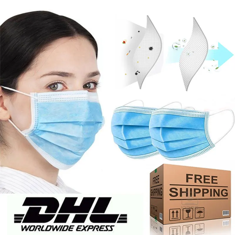 DHL Freeshipping Fast delivery Hot Sale 4-layer mask 100pcs Disposable Anti-Dust Meltblown Earloops Masks For Hair Salon Stylist
DHL Freeshipping Fast delivery Hot Sale 4-layer mask 100pcs Disposable Anti-Dust Meltblown Earloops Masks For Hair Salon Stylist