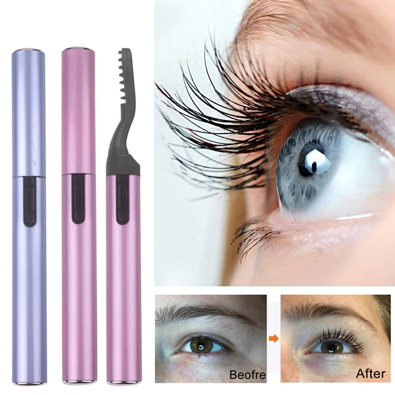 Electric Perm Heated Eyelash Curler Long Lasting Portable Pen Style Ironing Eyelashes Curling Curler Device Eye Makeup Tools 
Electric Perm Heated Eyelash Curler Long Lasting Portable Pen Style Ironing Eyelashes Curling Curler Device Eye Makeup Tools