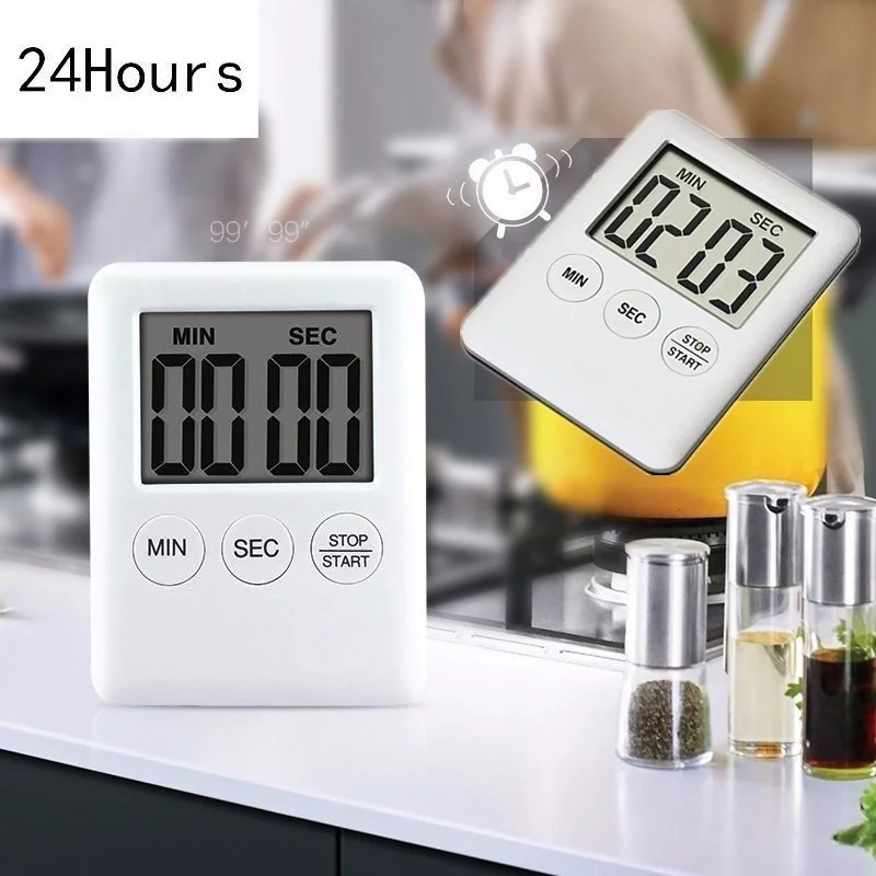 Super Thin LCD Practical Digital Multifunctional Kitchen Cooking Timer Tools Alarm Clock with Loud Sleep Stopwatch
Super Thin LCD Practical Digital Multifunctional Kitchen Cooking Timer Tools Alarm Clock with Loud Sleep Stopwatch