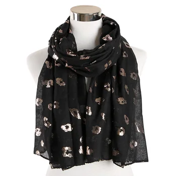 2019 Designer Scarf Women Luxury Autumn Gold Viscose Leopard Print Glitter Scarfs For Ladies Female Hijab Foil Shawl Stole
2019 Designer Scarf Women Luxury Autumn Gold Viscose Leopard Print Glitter Scarfs For Ladies Female Hijab Foil Shawl Stole