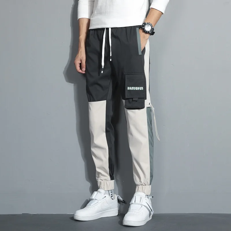 Fashion Men's Youthful Vitality Cargo Pants Man Spring and Autumn Pockets Drawstring casual Ankle Length Pants Men's Clothing
Fashion Men's Youthful Vitality Cargo Pants Man Spring and Autumn Pockets Drawstring casual Ankle Length Pants Men's Clothing