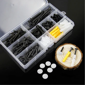 2020 New 190PCS M3.5 Black Plus Hard Cross Countersunk Head Self-tapping Screw Set Dry Wall Nail Gypsum Board Nail Wood Screw
2020 New 190PCS M3.5 Black Plus Hard Cross Countersunk Head Self-tapping Screw Set Dry Wall Nail Gypsum Board Nail Wood Screw
