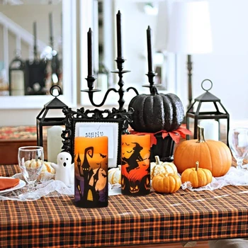 2020 New 3pcs Halloween Flameless Flickering Candles Battery Operated LED Pillar Light
2020 New 3pcs Halloween Flameless Flickering Candles Battery Operated LED Pillar Light