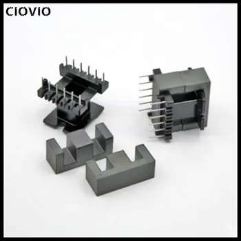 CIOVIO 5sets/lot EE33 Ferrite Magnetic Core and 6 Pins + 6 Pins Plastic Bobbin Customize High Frequency Voltage Transformer
CIOVIO 5sets/lot EE33 Ferrite Magnetic Core and 6 Pins + 6 Pins Plastic Bobbin Customize High Frequency Voltage Transformer