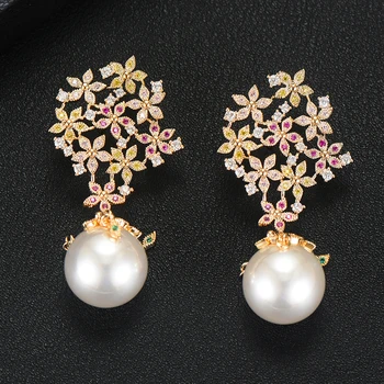 SisCathy Imitation Pearl Full Cubic Zirconia CZ Earrings Engagement Wedding Party Nightclub Statment Drop Earring 2019
SisCathy Imitation Pearl Full Cubic Zirconia CZ Earrings Engagement Wedding Party Nightclub Statment Drop Earring 2019
