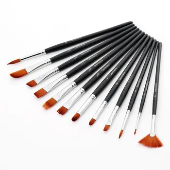 12Pcs Watercolor Paint Brushes Set Nylon Hair Painting Brush Variety Style Short Rod Oil Acrylic Painting Brush Pen Art Supplies
12Pcs Watercolor Paint Brushes Set Nylon Hair Painting Brush Variety Style Short Rod Oil Acrylic Painting Brush Pen Art Supplies