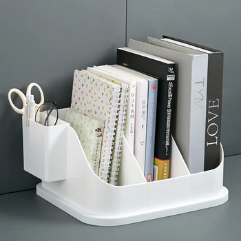 Office File Rack Bookshelf Information Archives Plastic Storage Box Thickened Three-grid Desktop Collection With Pen Barrel
Office File Rack Bookshelf Information Archives Plastic Storage Box Thickened Three-grid Desktop Collection With Pen Barrel