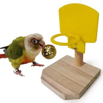 Parrot Training Basketball Toy Set Parrot Chew Foraging Ball Wooden Funny Educational Exercise Gym Playground Play Toys Hot Sale
Parrot Training Basketball Toy Set Parrot Chew Foraging Ball Wooden Funny Educational Exercise Gym Playground Play Toys Hot Sale
