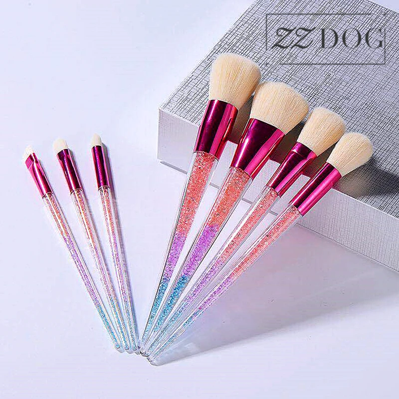 ZZDOG 5/7Pcs Makeup Brush Set Crystal Professional Powder Foundation Eye Shadow Blending Eyebrow Compensate Cosmetic Beauty Tool
ZZDOG 5/7Pcs Makeup Brush Set Crystal Professional Powder Foundation Eye Shadow Blending Eyebrow Compensate Cosmetic Beauty Tool