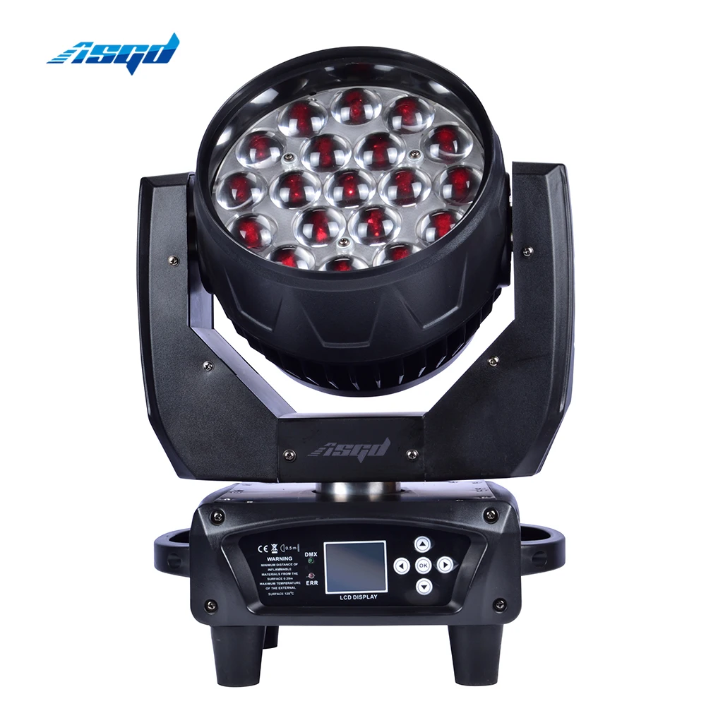 Zoom 19x15W RGBW 4in1 LED Moving Head Lighting DMX 16/24 Channels Stage Wash Beam Effect For KTV Bar Party Muisc Concert Hotel
Zoom 19x15W RGBW 4in1 LED Moving Head Lighting DMX 16/24 Channels Stage Wash Beam Effect For KTV Bar Party Muisc Concert Hotel