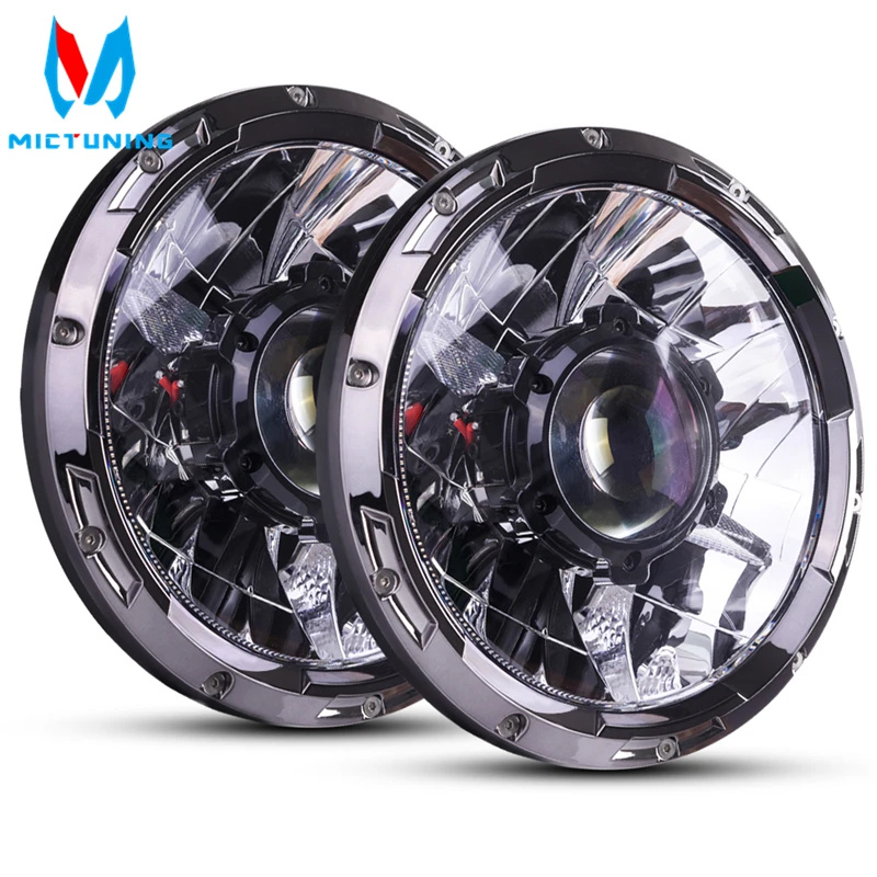 MICTUNING 7 Inch Upgrade LED Driving Headlight with Laser Light Beam 6000K Hyperspot Combo Light for Vehicle Motorcycle Boat RV
MICTUNING 7 Inch Upgrade LED Driving Headlight with Laser Light Beam 6000K Hyperspot Combo Light for Vehicle Motorcycle Boat RV