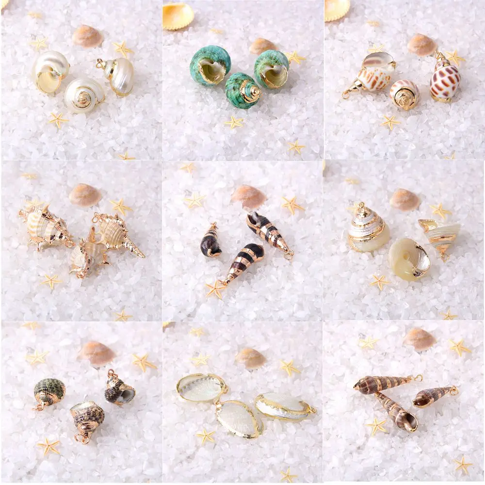 3PCS\set Natural Seashell Pendant Conch Shell Beads Charm Drilled Cowrie Shells For Necklace Jewelry Making Supplies Decoration
3PCS\set Natural Seashell Pendant Conch Shell Beads Charm Drilled Cowrie Shells For Necklace Jewelry Making Supplies Decoration