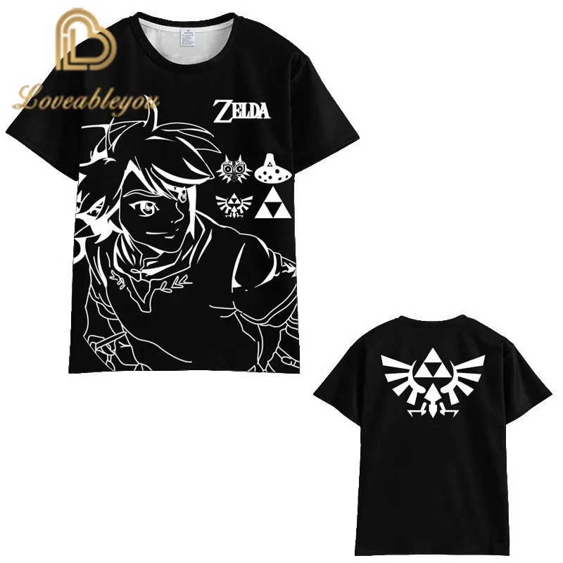 The Legend of Zelda T Shirt Link Lovely Digital Print High Quality Tee Video Game Tops Summer Tee Tshirt Harajuku Tops
The Legend of Zelda T Shirt Link Lovely Digital Print High Quality Tee Video Game Tops Summer Tee Tshirt Harajuku Tops