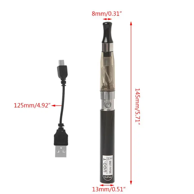 Ugo T 2 батарея USB зарядка блистерный комплект Elronic сигарета жидкость заменяемая Ego