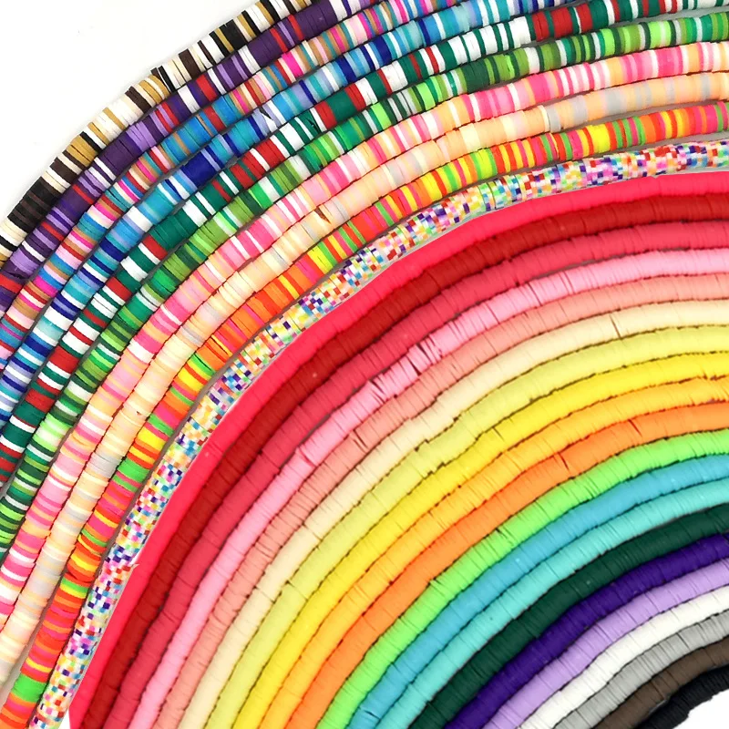 10/20 Strands16Inch Flat Round Polymer Clay Beads Chip Disk Loose Spacer Handmade Beads for DIY Jewelry Making Bracelet Necklace
10/20 Strands16Inch Flat Round Polymer Clay Beads Chip Disk Loose Spacer Handmade Beads for DIY Jewelry Making Bracelet Necklace