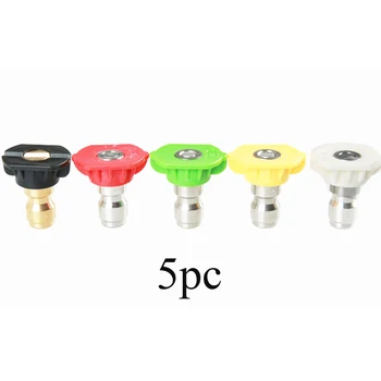 5pcs 1/4 Linear Fan Auto Watering Car Washing Nozzle Tip Pressure Washer Home Tool Replacement Strong Impulse Small Cleaning
5pcs 1/4 Linear Fan Auto Watering Car Washing Nozzle Tip Pressure Washer Home Tool Replacement Strong Impulse Small Cleaning