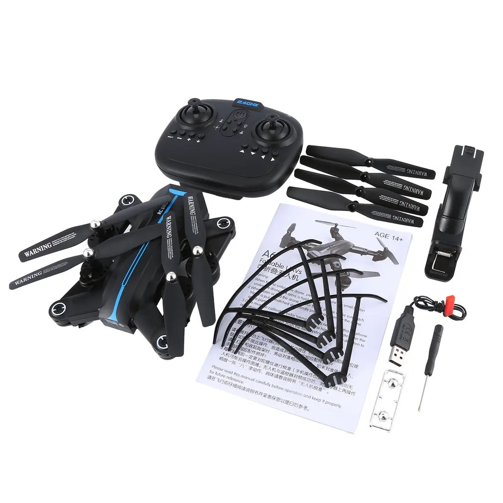 A6W Foldable RC Drone 2.4G Wi-Fi FPV 720P Wide-Angle HD Camera RTF Quadcopter With Gravity Sensor Altitude Hold Headless Mode
A6W Foldable RC Drone 2.4G Wi-Fi FPV 720P Wide-Angle HD Camera RTF Quadcopter With Gravity Sensor Altitude Hold Headless Mode