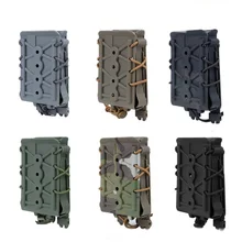 

Tactical 5.56 7.62mm Magazine Pouch MOLLE Mag Holder Rifle Mag Pouch Belt Airsoft Pistol Magazine Pouches Fast Attach Carrier