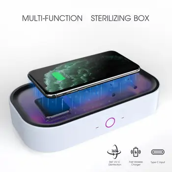 15W Mobile Wireless Charger For Airpods Ultraviolet Disinfection Box Machine UV For Masks Mobile Phones For Watch Earphone
15W Mobile Wireless Charger For Airpods Ultraviolet Disinfection Box Machine UV For Masks Mobile Phones For Watch Earphone